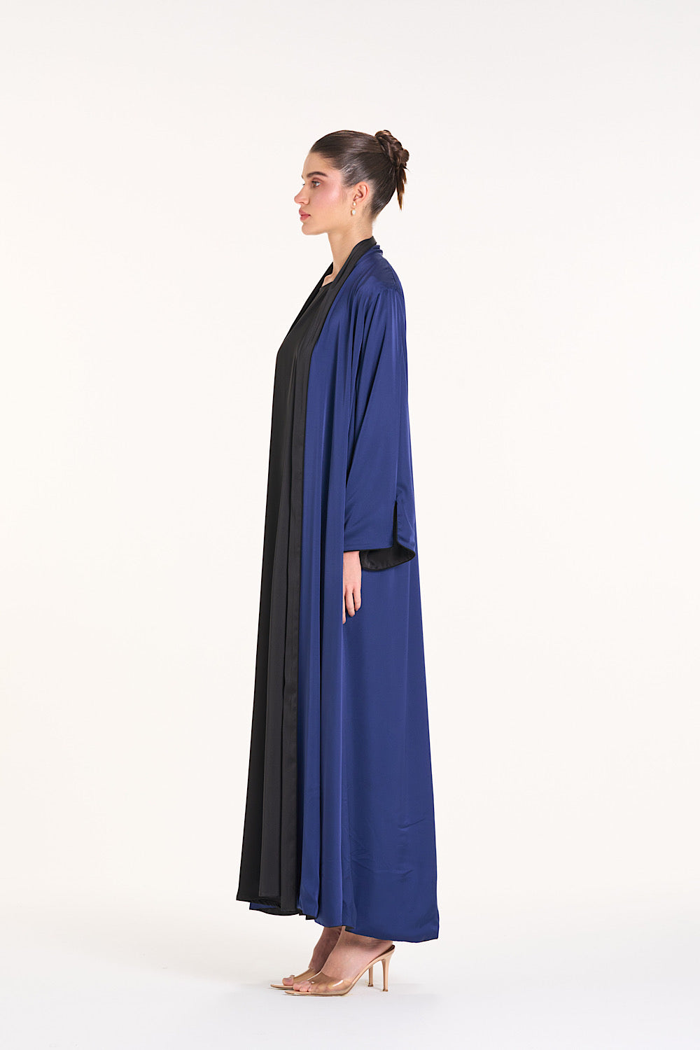 Plain Silk Abaya 5