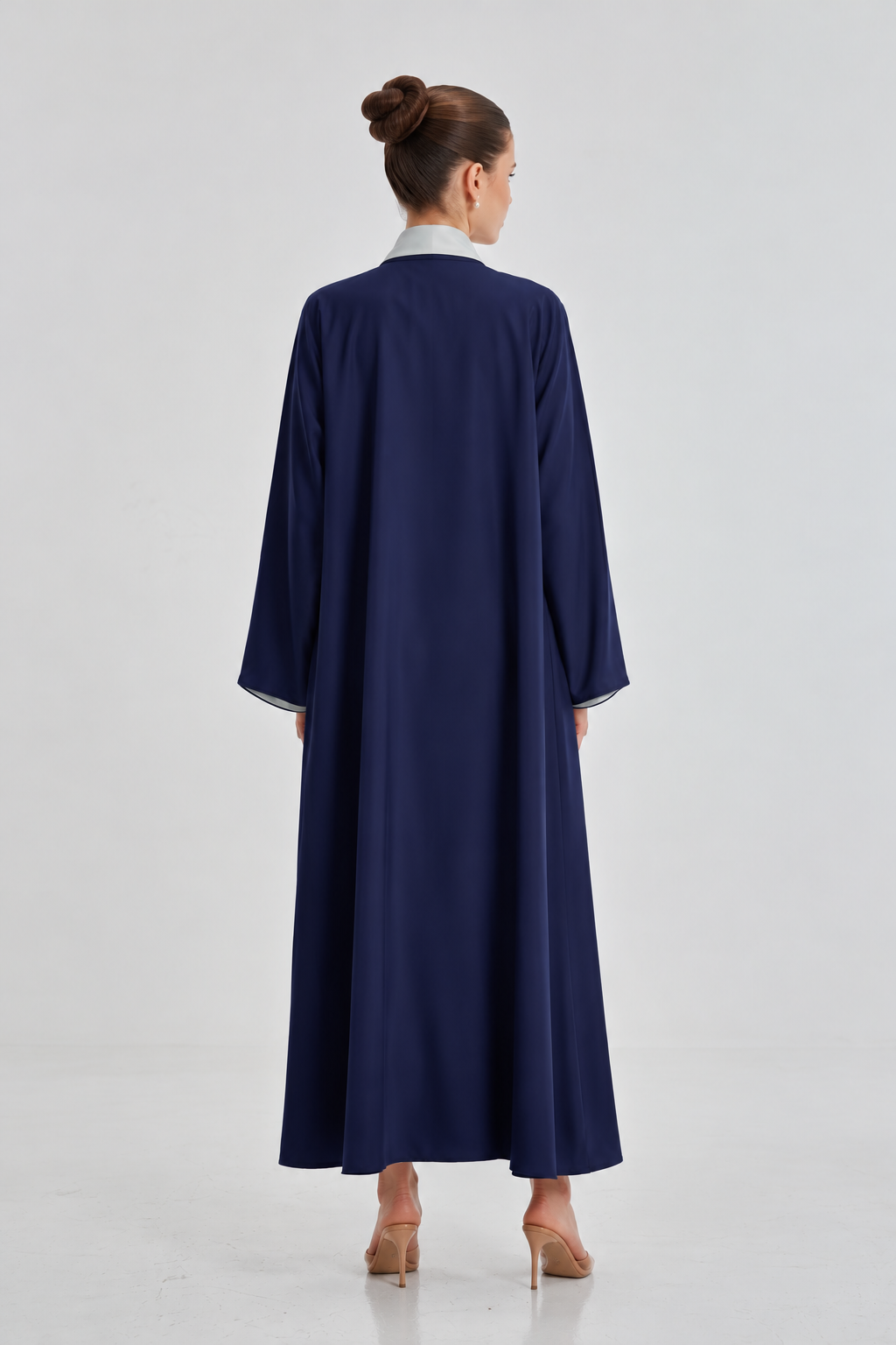 Navy & Blue Reversible Abaya
