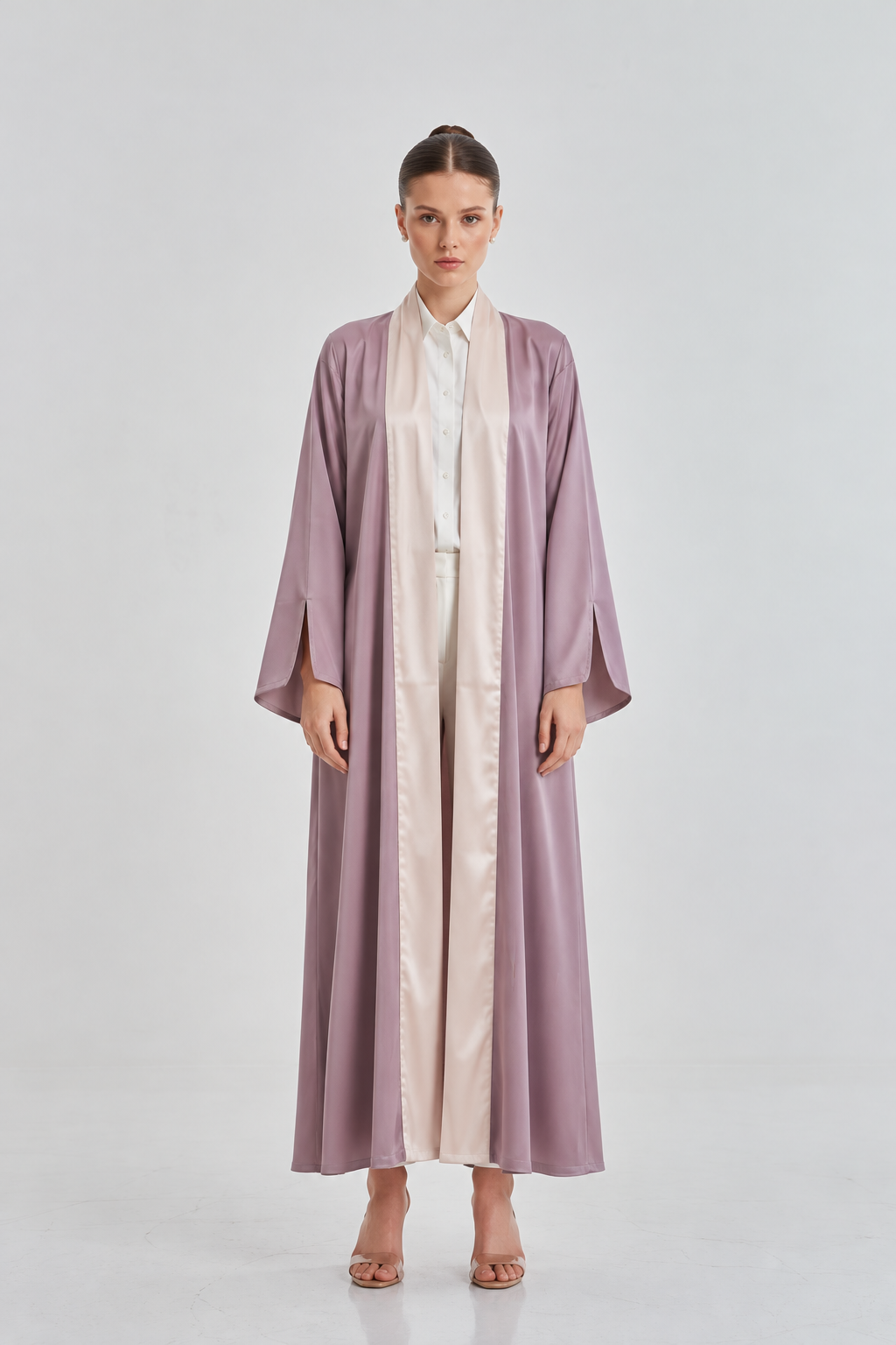 Mauve & Blush Reversible Abaya