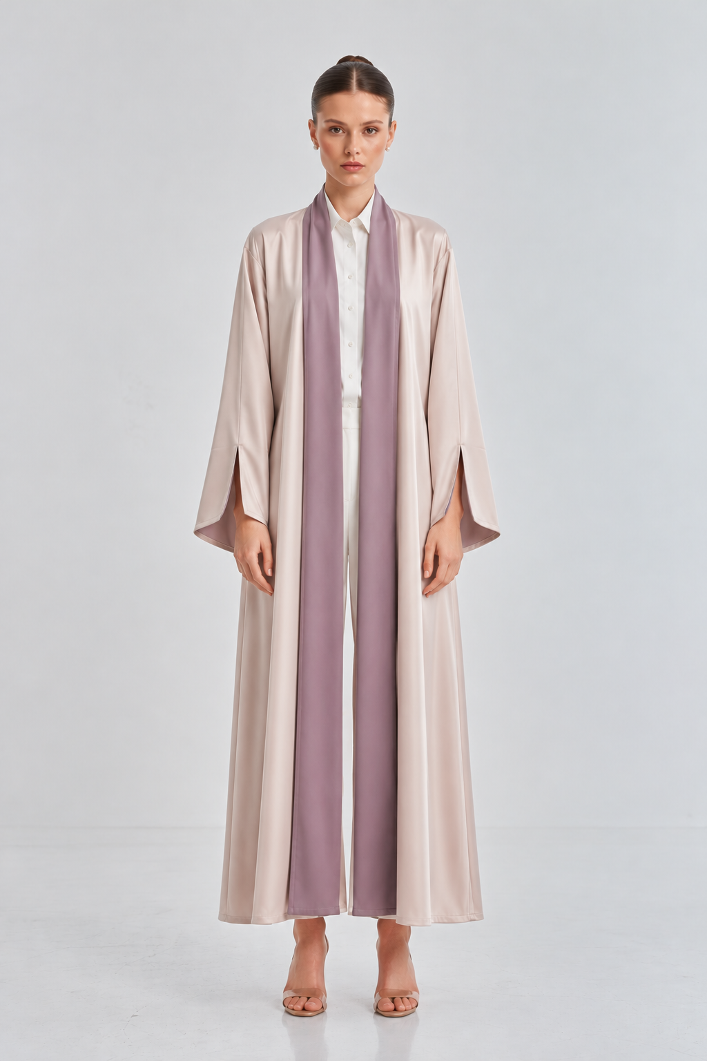 Mauve & Blush Reversible Abaya