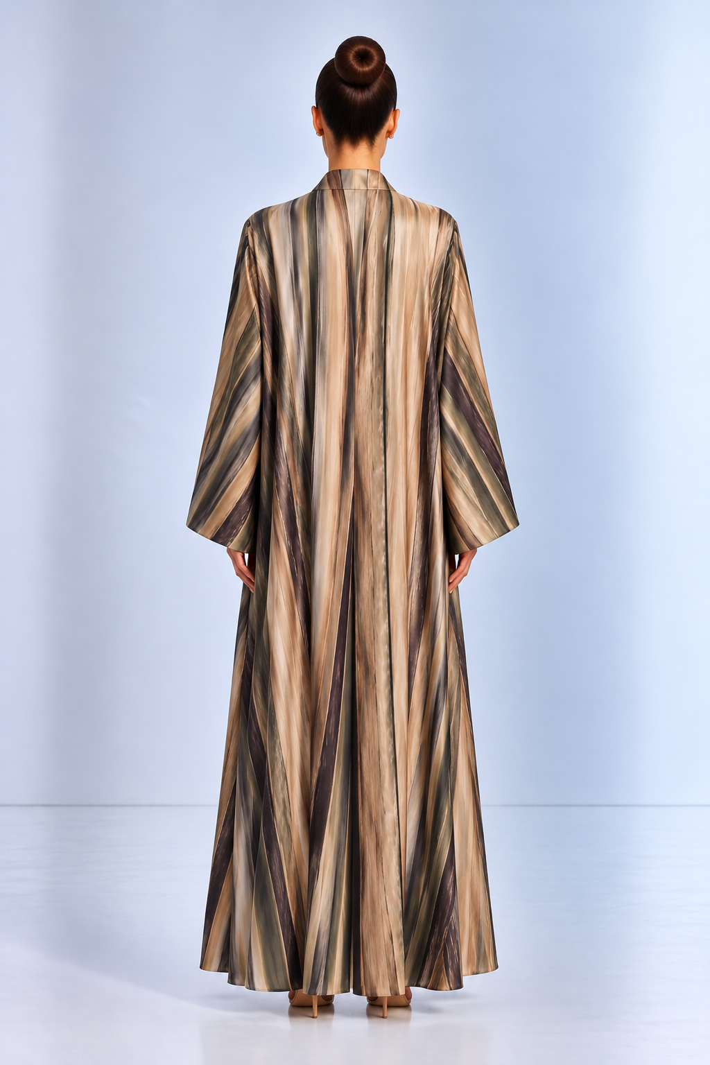 Earth Tone Printed Abaya