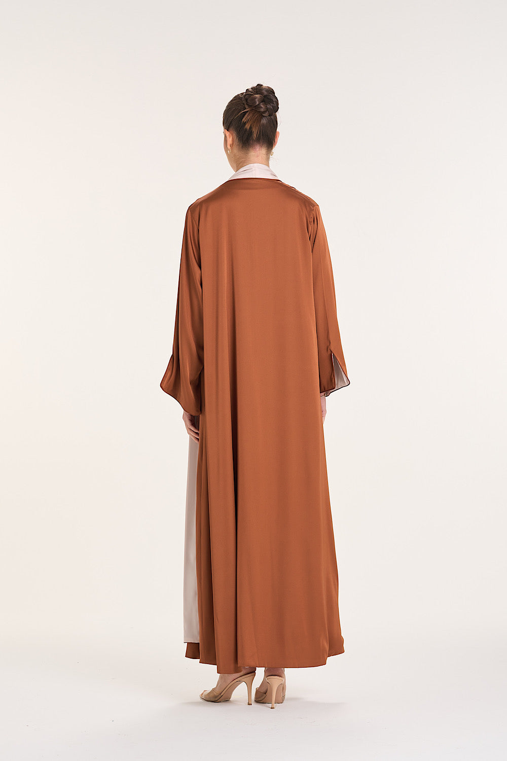 Plain Silk Abaya 1