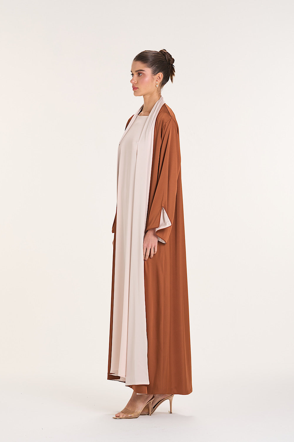 Plain Silk Abaya 1